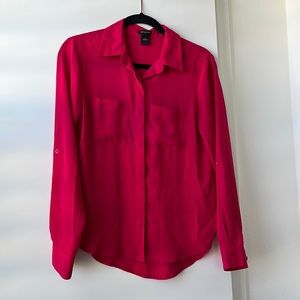 Ann Taylor Button-Down Shirt Size 0
